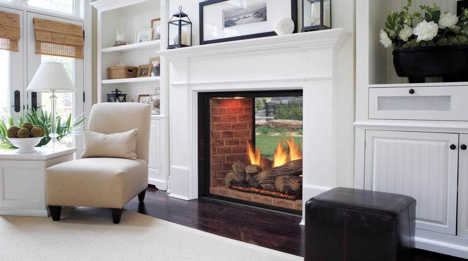 Clean and efficient indoor gas fireplace in St. Louis Metro home Clean and efficient indoor gas fireplace in St. Louis Metro home